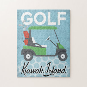 Puzzle Golf Kiawah Island - Retro Vintage