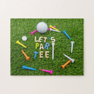 Puzzle Golf Par tee party avec des tee - shirts de golf c