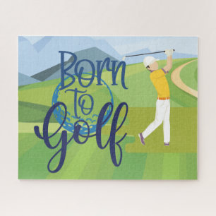 Puzzle Golfeur né au golf