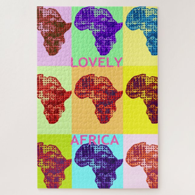 Puzzle Good Morning Lovely Africa Avoir une belle journée (Vertical)