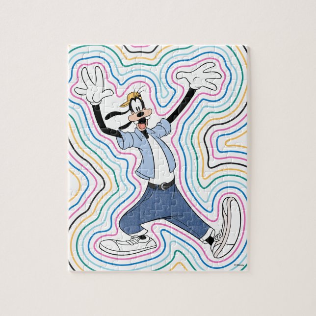 Puzzle Goofy Retro Radiant Street Style Graphic (Vertical)