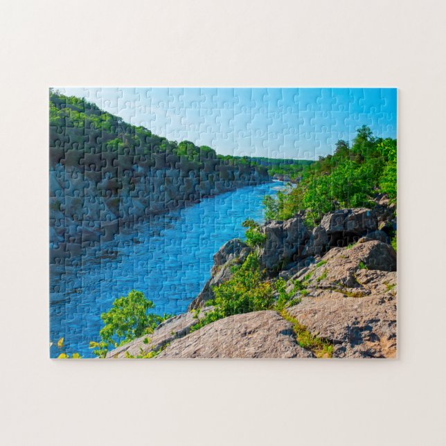 Puzzle Gorge de la rivière du sentier de Billy Goat. (Horizontal)