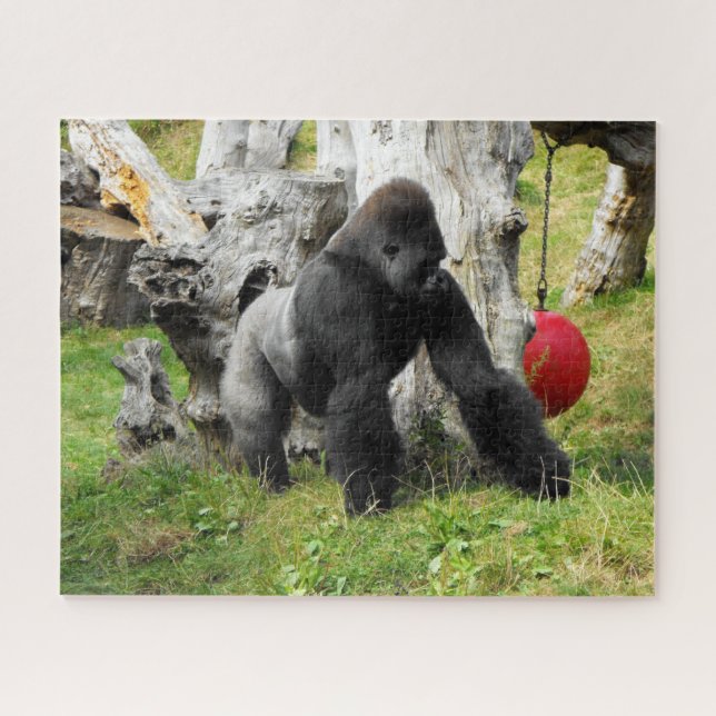 Puzzle Gorille de silverback de plaine (Horizontal)