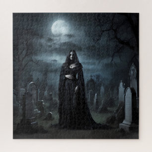 Puzzle Gothique Graveyard Girl