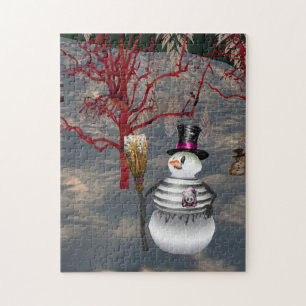 Puzzle gothique Snowman
