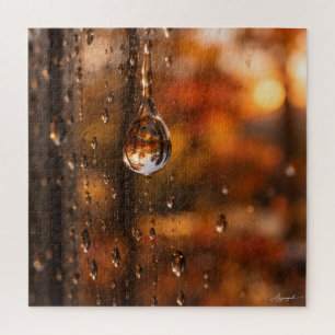 Puzzle Goutte de pluie sur la fenêtre Photographie d'auto