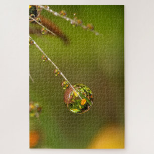 Puzzle Goutte d'eau en gros plan