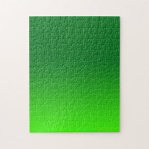 Puzzle Gradient vert ombre Vivid Modern Simple