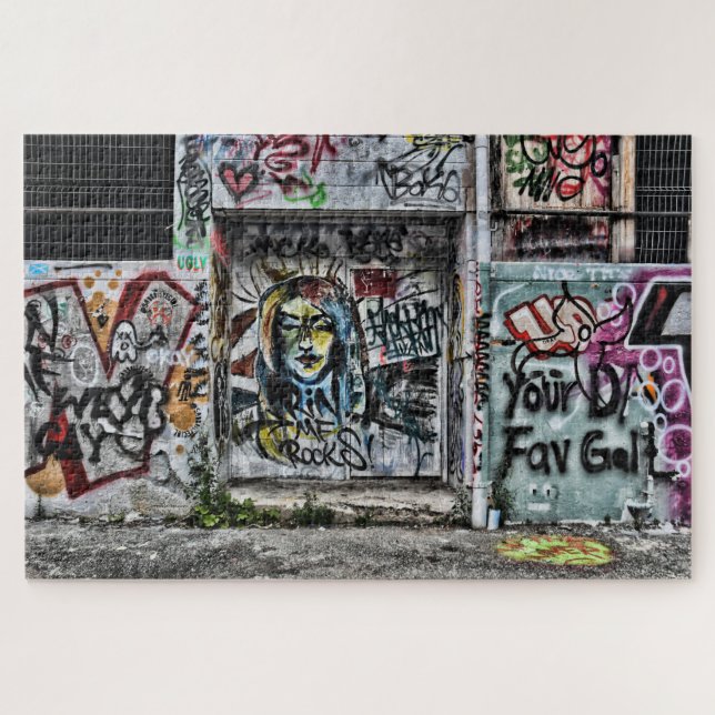 Puzzle Graffiti Cool Moderne Urbain Grunge Art (Horizontal)