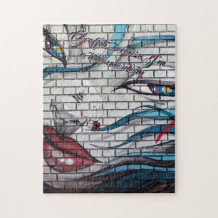 Puzzle Graffiti de fille asiatique 