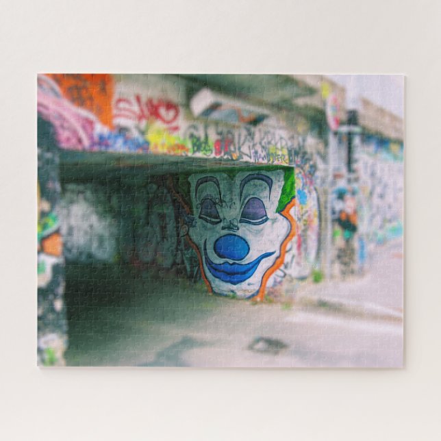 Puzzle Graffiti de joker - art de rue - Milan -16x20 - PC (Horizontal)