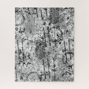 Puzzle Graffiti Etchings