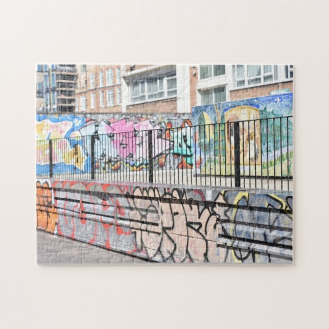 Puzzle Graffiti Shoreditch Hackney London Royaume-Uni (Horizontal)
