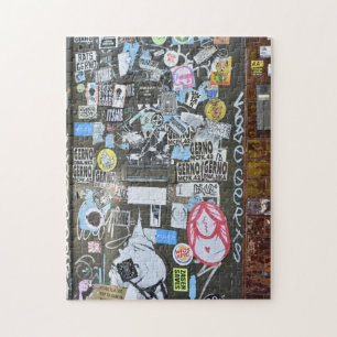 Puzzle Graffiti Street Art Shoreditch Hackney London Roya