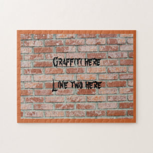 Puzzle - Graffiti sur mur de briques