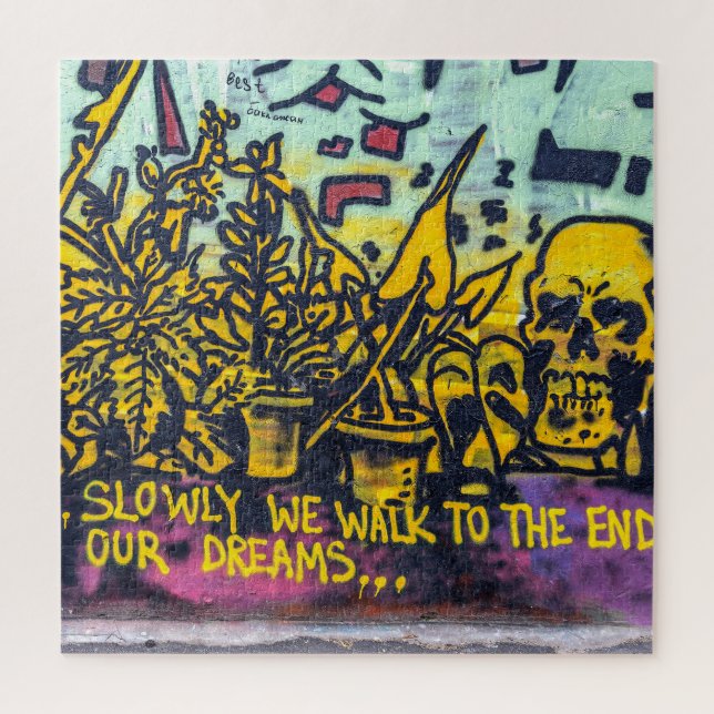 Puzzle Graffiti urbain Art Abstrait (Vertical)