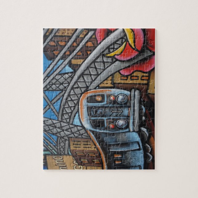 Puzzle Graffiti urbain dans le métro (Vertical)