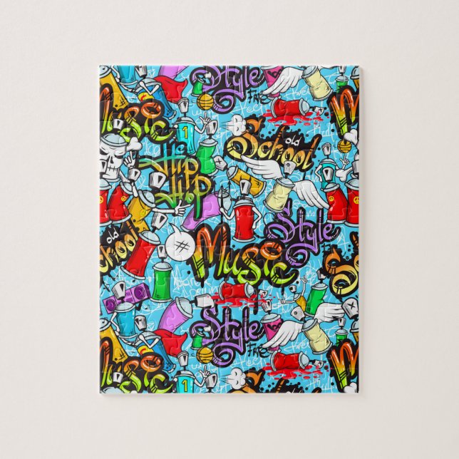 Puzzle Graffitti de la vieille école (Vertical)