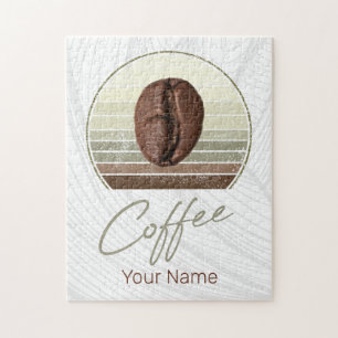 Puzzle Grains de café pour espresso et barista rétro