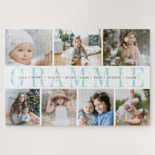 Puzzle Grammie 7 Photo Grandchildren Collage