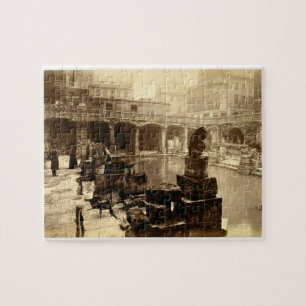 Puzzle Grand Bath romain, Bath (photo de b/w)