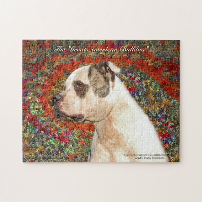Puzzle Grand bouledogue américain (Horizontal)