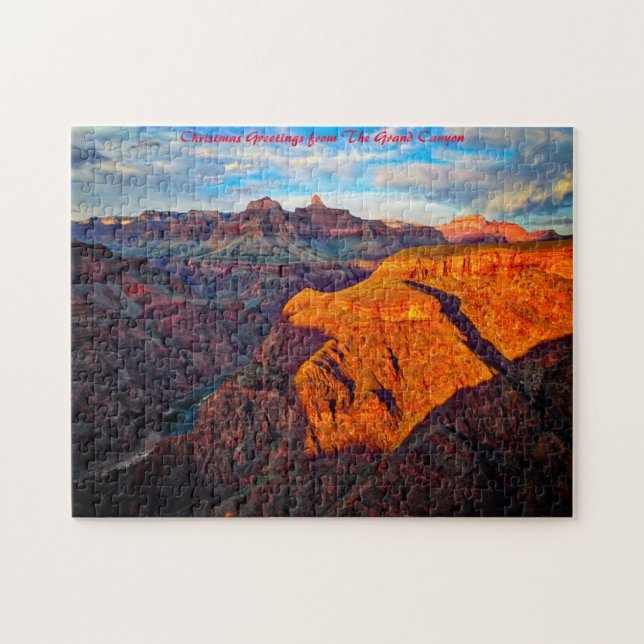 Puzzle Grand Canyon Arizona.voeux de Noël (Horizontal)