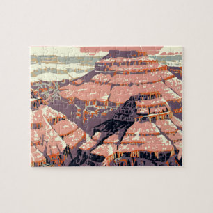Puzzle Grand Canyon Western Graphic Art American
