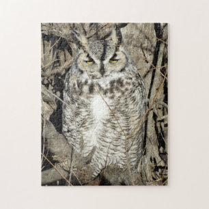 Puzzle Grand hibou B51 à cornes