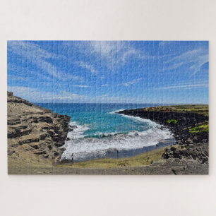 Puzzle Grand PC 1014 d'Hawaï -20x30- d'île de plage verte