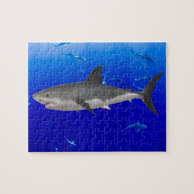 Puzzle Grand requin blanc (Horizontal)