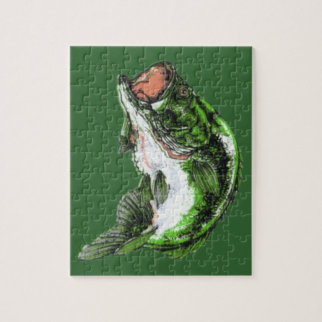 Puzzle Grande basse de bouche (Vertical)