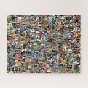 Puzzle Grande Collection Colorée Beaucoup D'Image Photos