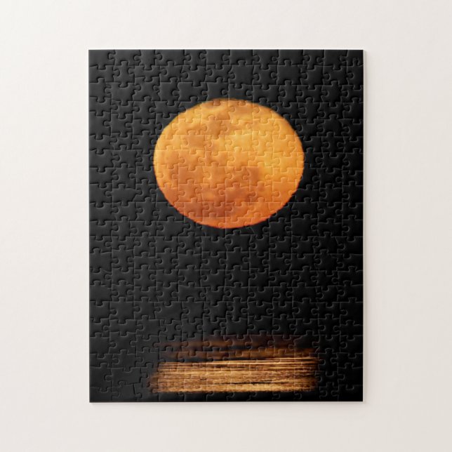 Puzzle Grande Pleine lune | South Padre Island, Texas (Vertical)
