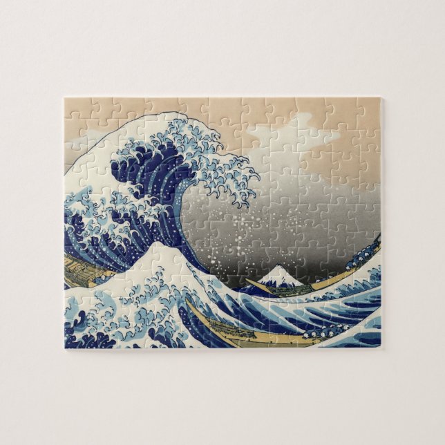 Puzzle Grande vague Kanagawa peinture japonaise (Horizontal)