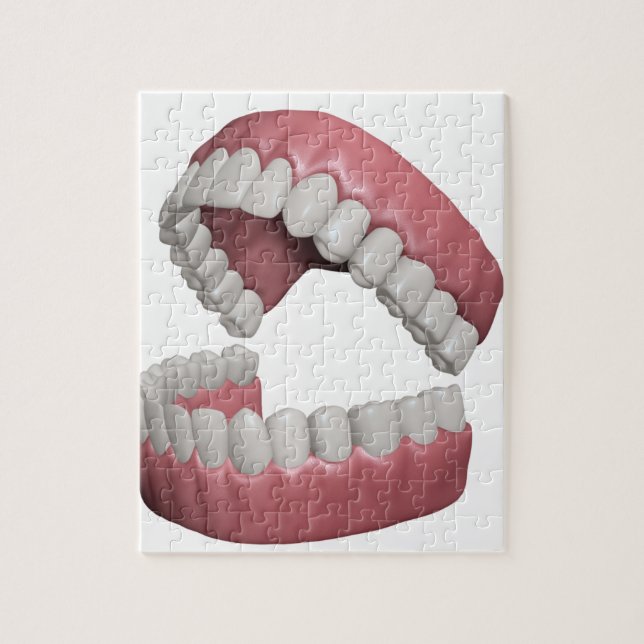 Puzzle grandes dents de sourire (Vertical)