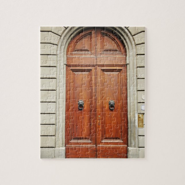 Puzzle Grandes portes en bois, Florence, Italie (Vertical)