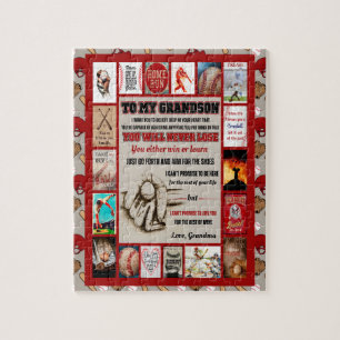 Puzzle Grandson Gifts   À Mon Petit-Fils Amour De Grand-M