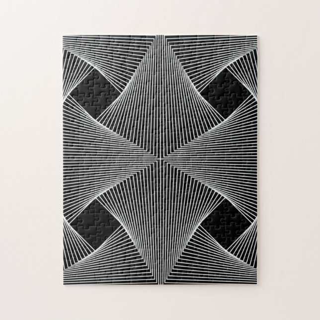 Puzzle Graphique d'illusion optique vectorielle (Vertical)