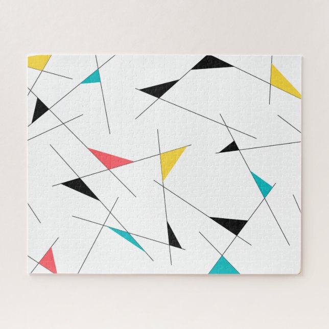 Puzzle Graphique géométrique moderne, tendance, simple et (Horizontal)