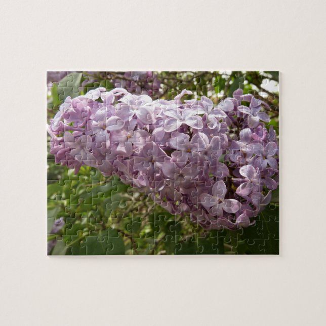 Puzzle Grappe de fleurs de Lilac Printemps Floral (Horizontal)