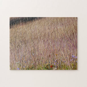 Puzzle Grass et Fleurs sauvages violets