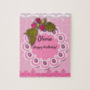 Puzzle Grattage rose