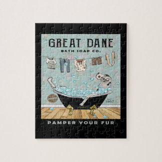 Puzzle Great Dane Dog Bath Soap Company