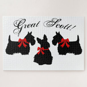 Puzzle "Great Scott !", Scottish Terrier chien/Scotland c