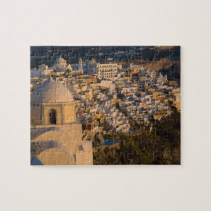 Puzzle Grèce et île grecque de Santorin ville de