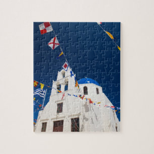 Puzzle Grèce et île grecque de Santorin ville d'Oia 4