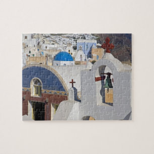 Puzzle Grèce et île grecque de Santorini ville d'Oia 5