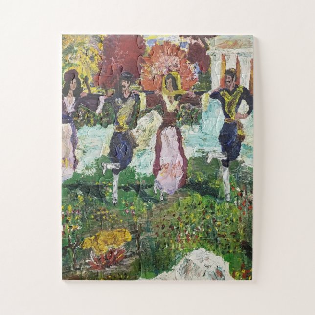 Puzzle : Greek Dancers (Vertical)