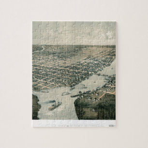 Puzzle Green Bay le Wisconsin 1867